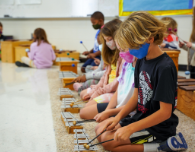 students playing instruments 
